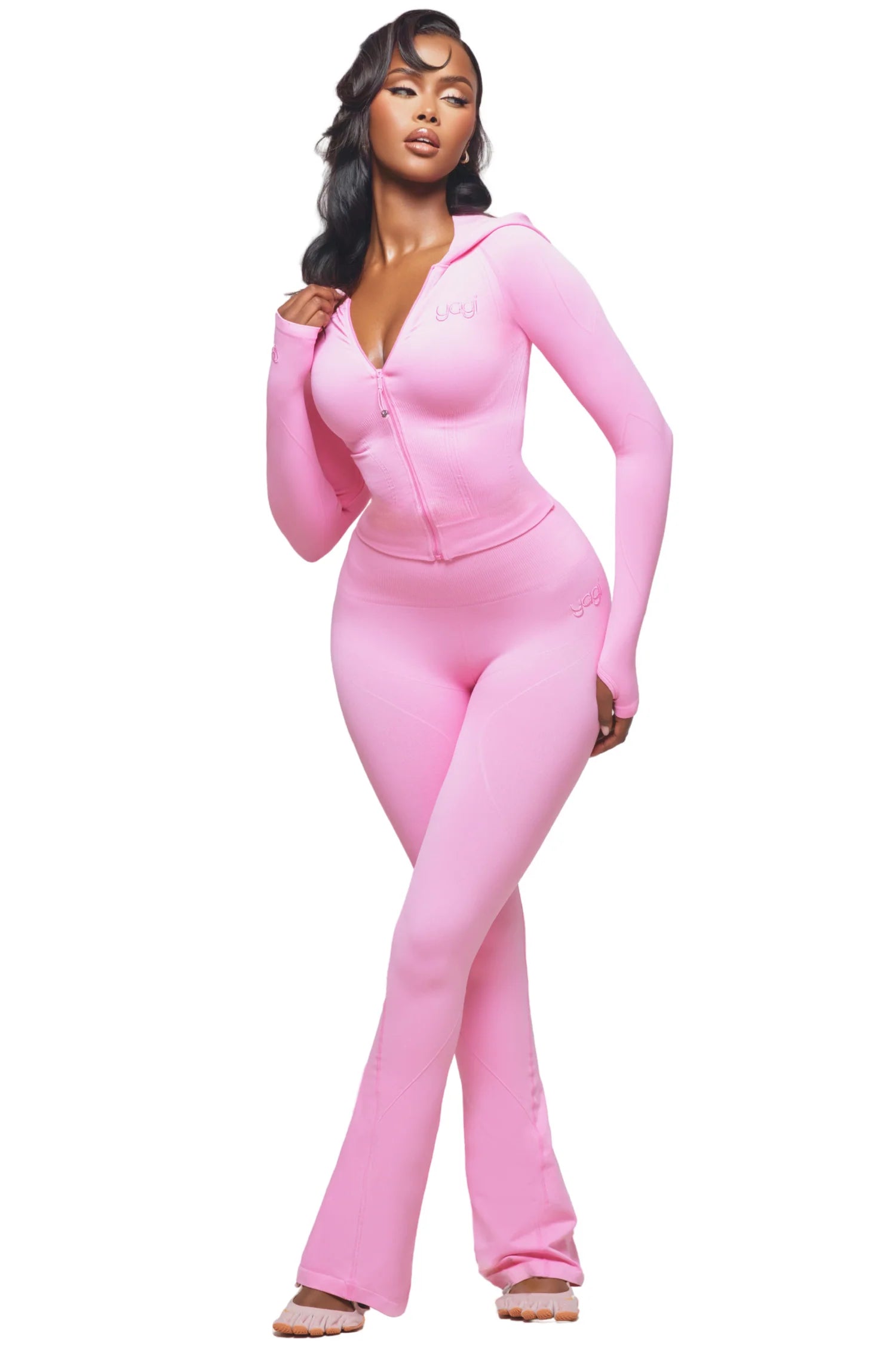 LEGGINGS ÉVASÉS SCULPT BLUSH